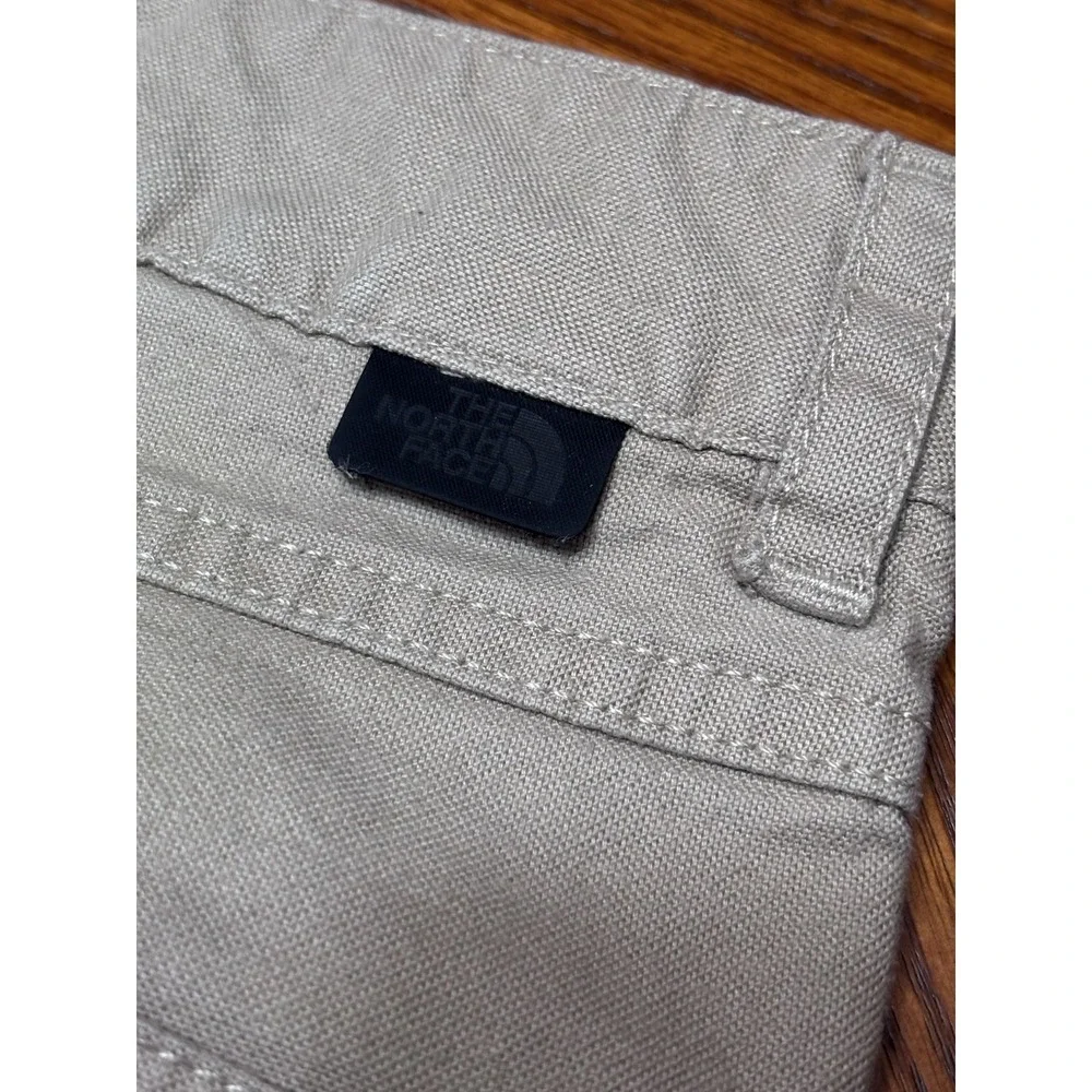 The North Face Men's Shorts Size 38 Khaki Tan Hiking Outdoor Zip Pocket‎ Stretch